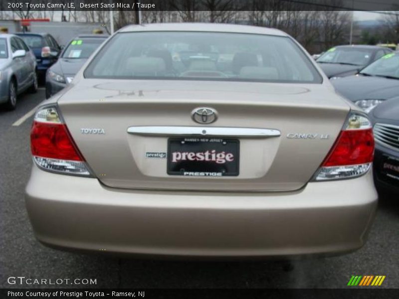 Desert Sand Mica / Taupe 2005 Toyota Camry LE
