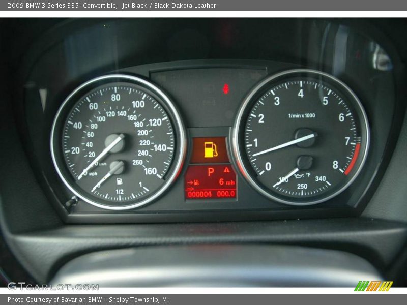Jet Black / Black Dakota Leather 2009 BMW 3 Series 335i Convertible