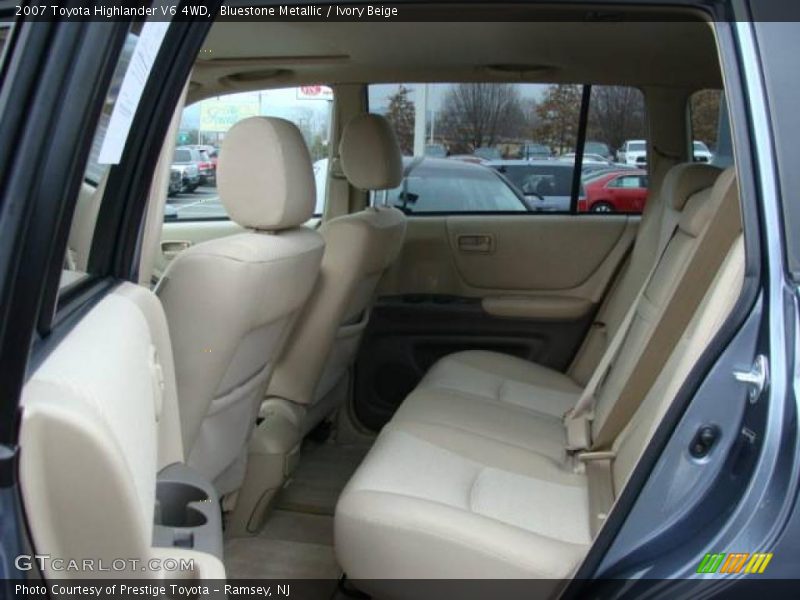 Bluestone Metallic / Ivory Beige 2007 Toyota Highlander V6 4WD