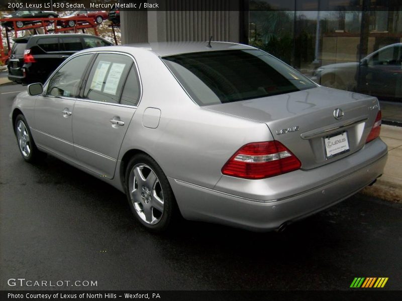 Mercury Metallic / Black 2005 Lexus LS 430 Sedan