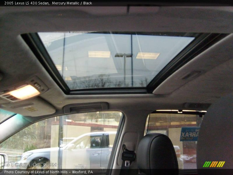 Mercury Metallic / Black 2005 Lexus LS 430 Sedan