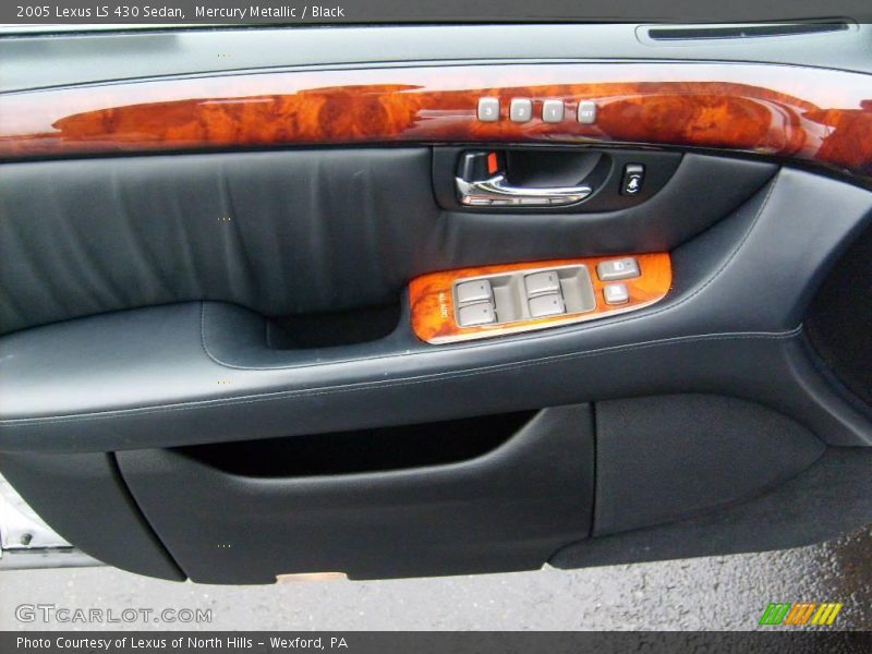 Mercury Metallic / Black 2005 Lexus LS 430 Sedan