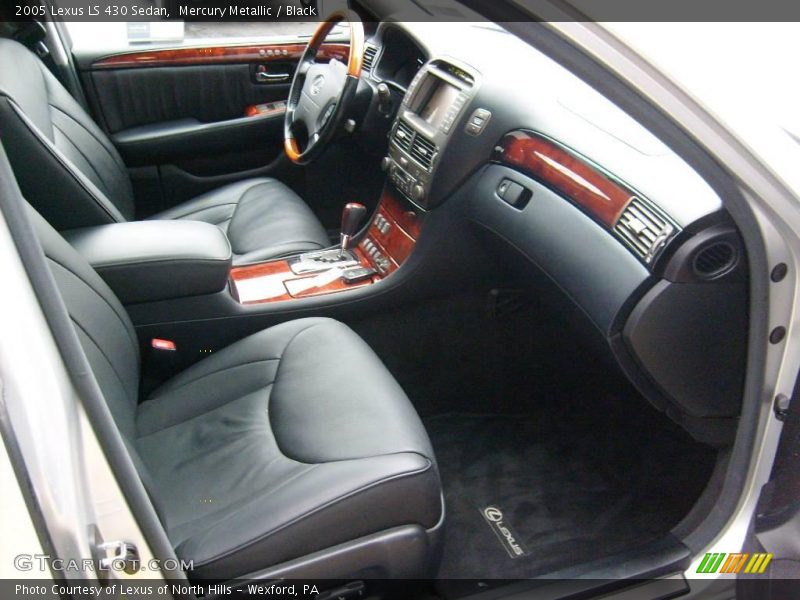 Mercury Metallic / Black 2005 Lexus LS 430 Sedan