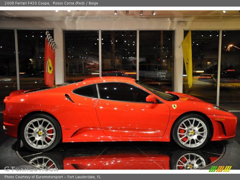 Rosso Corsa (Red) / Beige 2008 Ferrari F430 Coupe