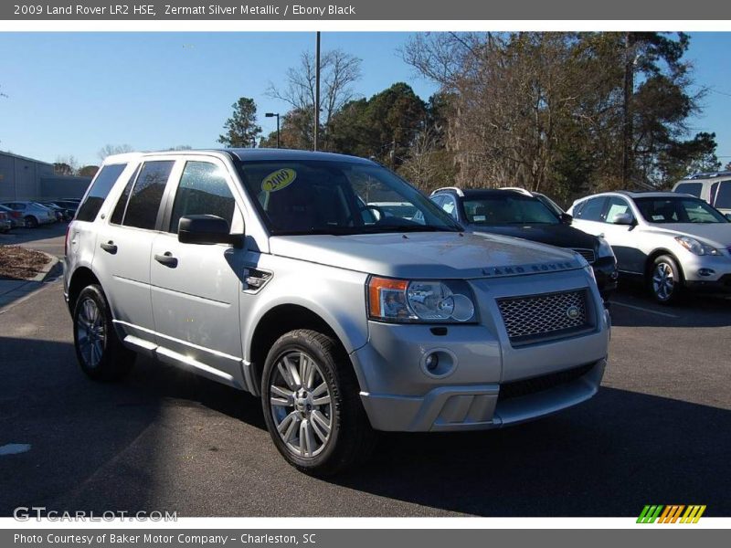 Zermatt Silver Metallic / Ebony Black 2009 Land Rover LR2 HSE
