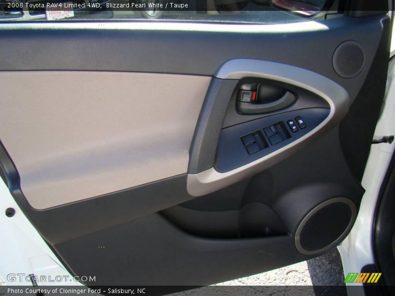 Blizzard Pearl White / Taupe 2008 Toyota RAV4 Limited 4WD