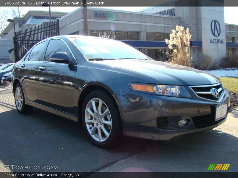 Carbon Gray Pearl / Ebony Black 2006 Acura TSX Sedan