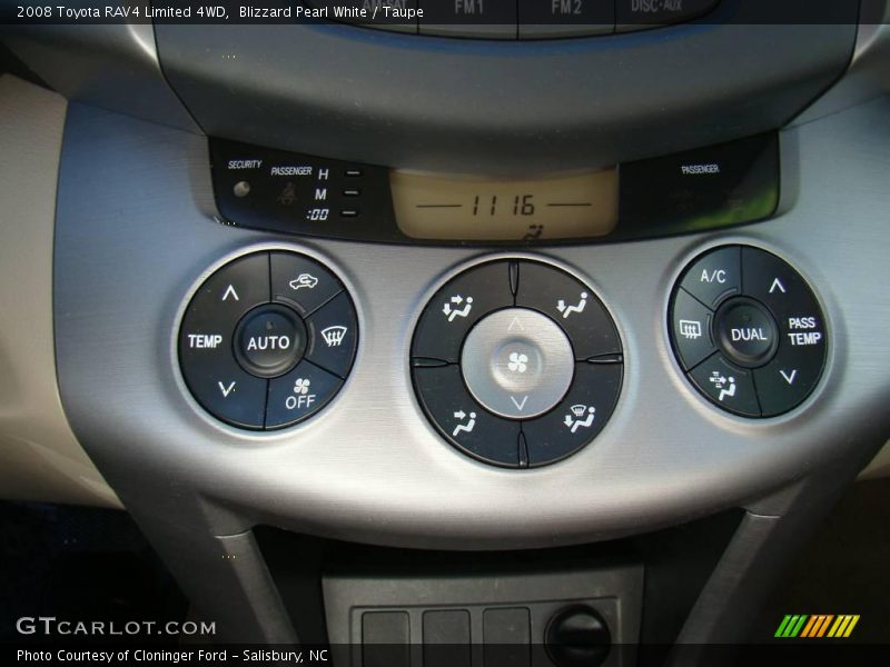 Blizzard Pearl White / Taupe 2008 Toyota RAV4 Limited 4WD