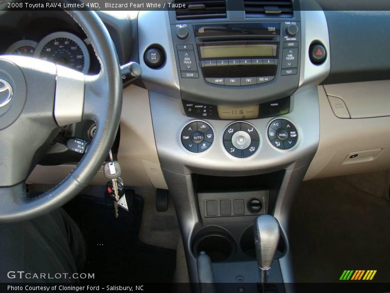 Blizzard Pearl White / Taupe 2008 Toyota RAV4 Limited 4WD