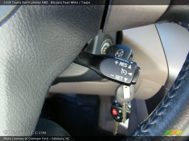 Blizzard Pearl White / Taupe 2008 Toyota RAV4 Limited 4WD