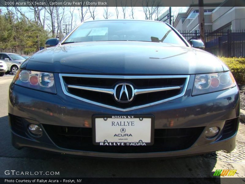 Carbon Gray Pearl / Ebony Black 2006 Acura TSX Sedan