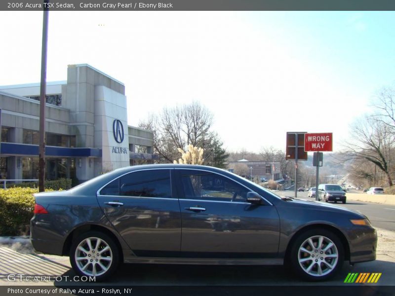 Carbon Gray Pearl / Ebony Black 2006 Acura TSX Sedan