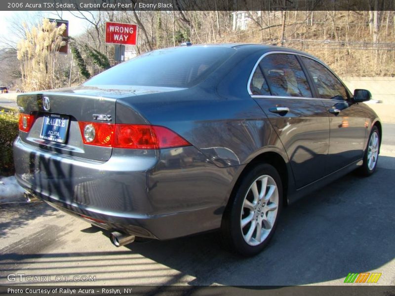 Carbon Gray Pearl / Ebony Black 2006 Acura TSX Sedan
