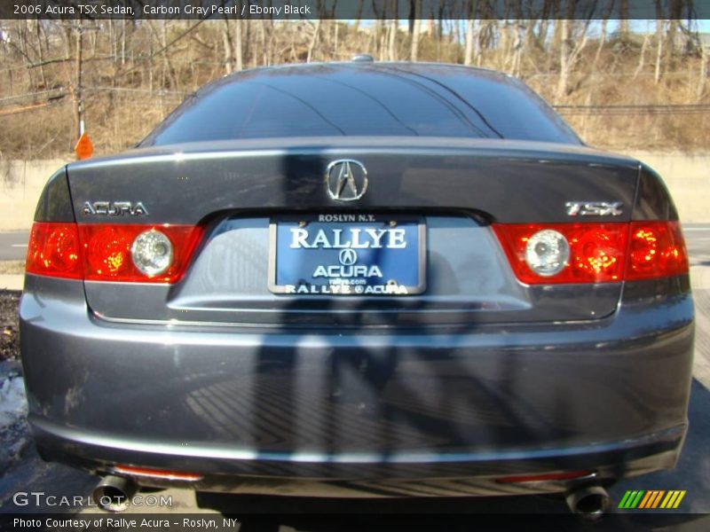 Carbon Gray Pearl / Ebony Black 2006 Acura TSX Sedan
