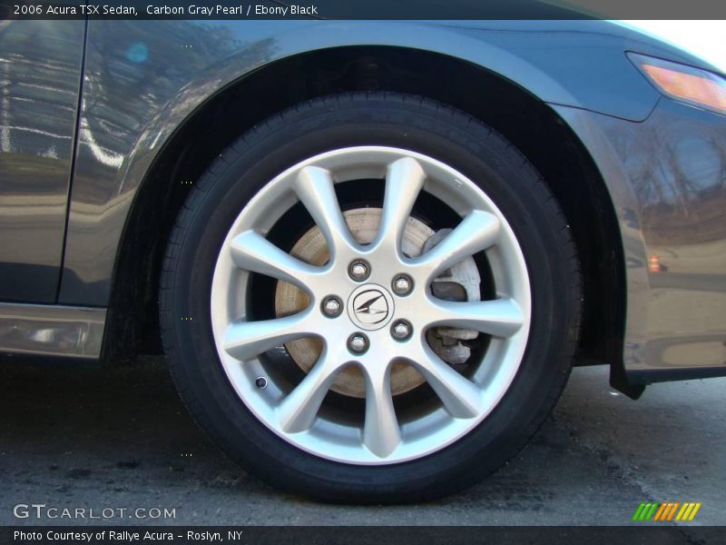 Carbon Gray Pearl / Ebony Black 2006 Acura TSX Sedan