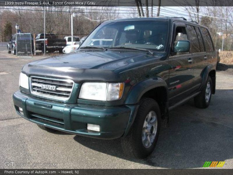 Forest Green Mica / Gray 1999 Isuzu Trooper S 4x4