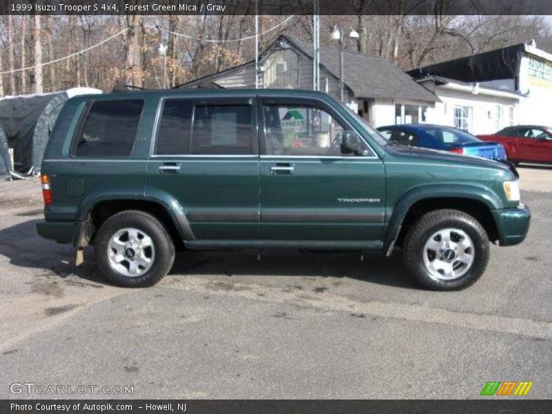 Forest Green Mica / Gray 1999 Isuzu Trooper S 4x4
