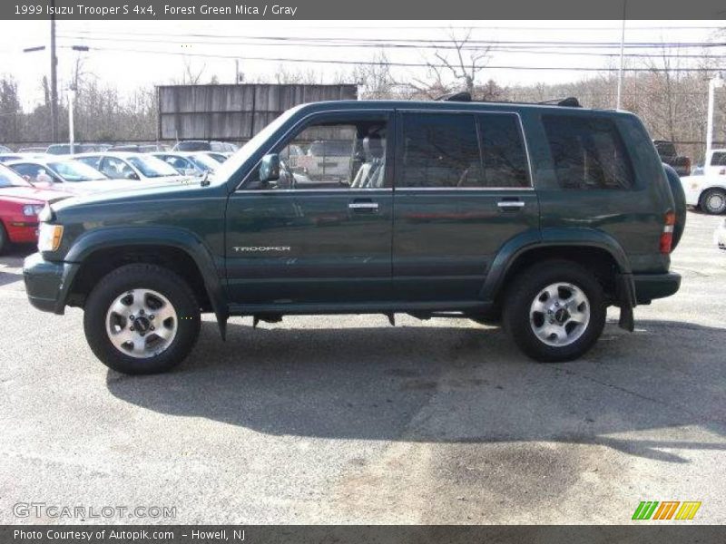 Forest Green Mica / Gray 1999 Isuzu Trooper S 4x4