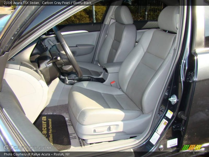 Carbon Gray Pearl / Ebony Black 2006 Acura TSX Sedan