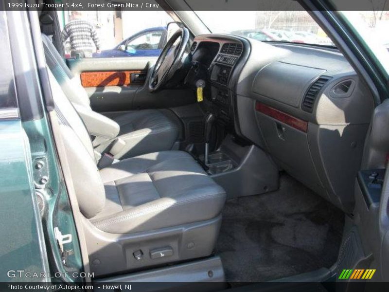Forest Green Mica / Gray 1999 Isuzu Trooper S 4x4