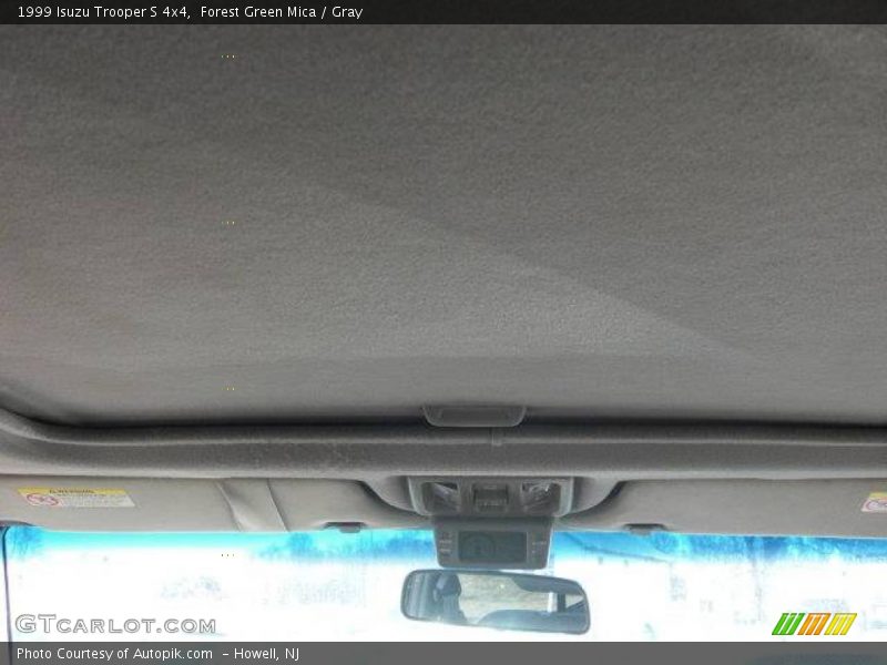 Forest Green Mica / Gray 1999 Isuzu Trooper S 4x4