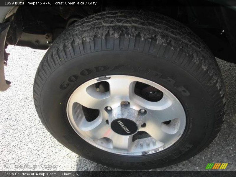 Forest Green Mica / Gray 1999 Isuzu Trooper S 4x4
