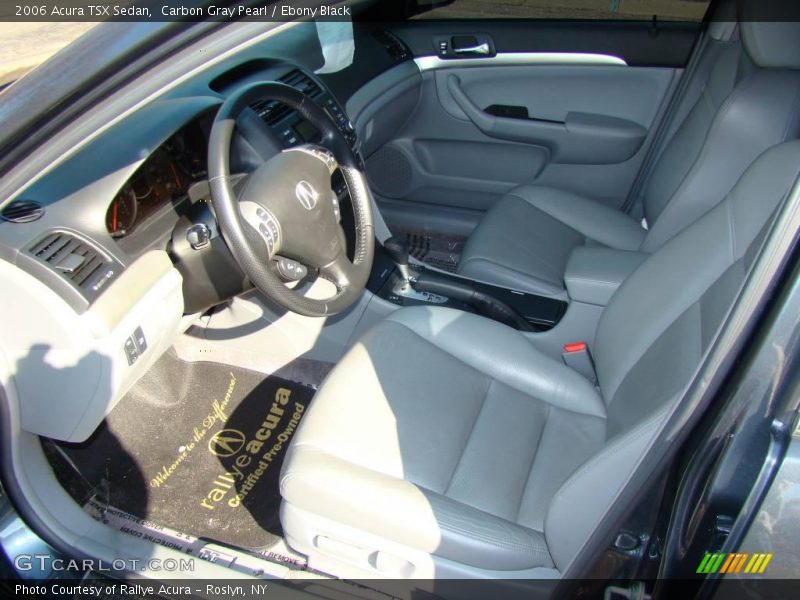 Carbon Gray Pearl / Ebony Black 2006 Acura TSX Sedan