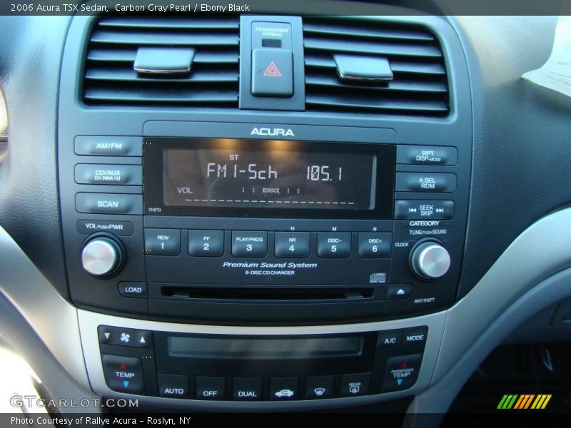 Carbon Gray Pearl / Ebony Black 2006 Acura TSX Sedan