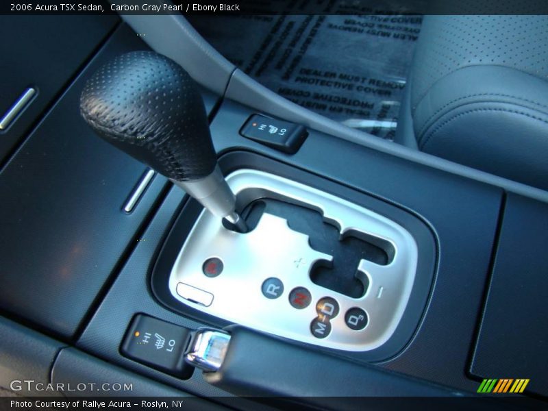 Carbon Gray Pearl / Ebony Black 2006 Acura TSX Sedan