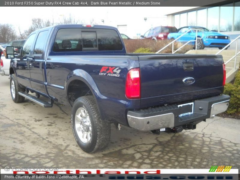 Dark Blue Pearl Metallic / Medium Stone 2010 Ford F350 Super Duty FX4 Crew Cab 4x4