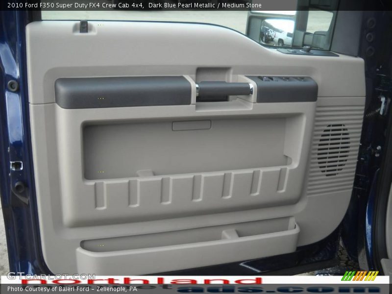 Dark Blue Pearl Metallic / Medium Stone 2010 Ford F350 Super Duty FX4 Crew Cab 4x4
