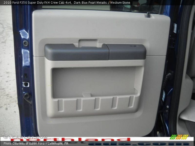 Dark Blue Pearl Metallic / Medium Stone 2010 Ford F350 Super Duty FX4 Crew Cab 4x4