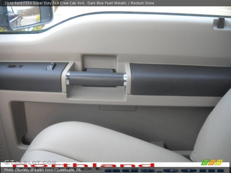 Dark Blue Pearl Metallic / Medium Stone 2010 Ford F350 Super Duty FX4 Crew Cab 4x4