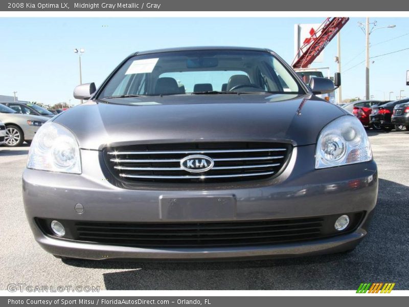 Midnight Gray Metallic / Gray 2008 Kia Optima LX
