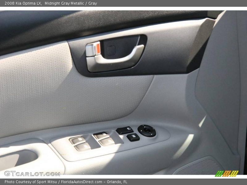 Midnight Gray Metallic / Gray 2008 Kia Optima LX