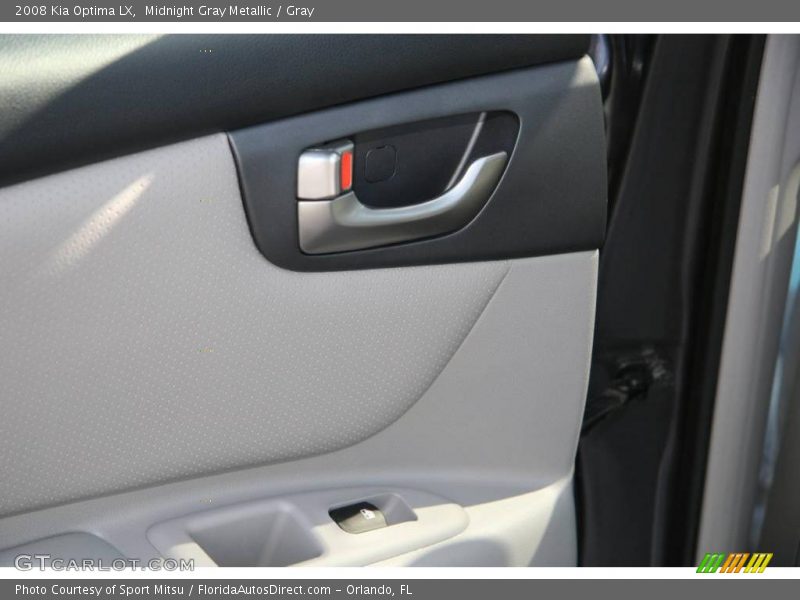 Midnight Gray Metallic / Gray 2008 Kia Optima LX