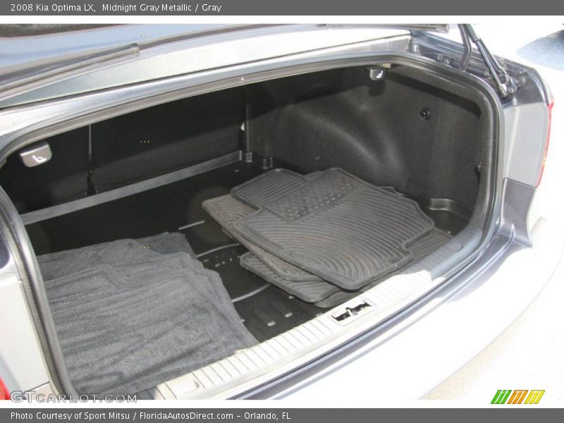 Midnight Gray Metallic / Gray 2008 Kia Optima LX