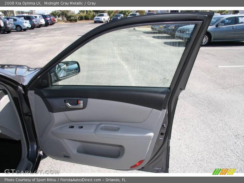 Midnight Gray Metallic / Gray 2008 Kia Optima LX