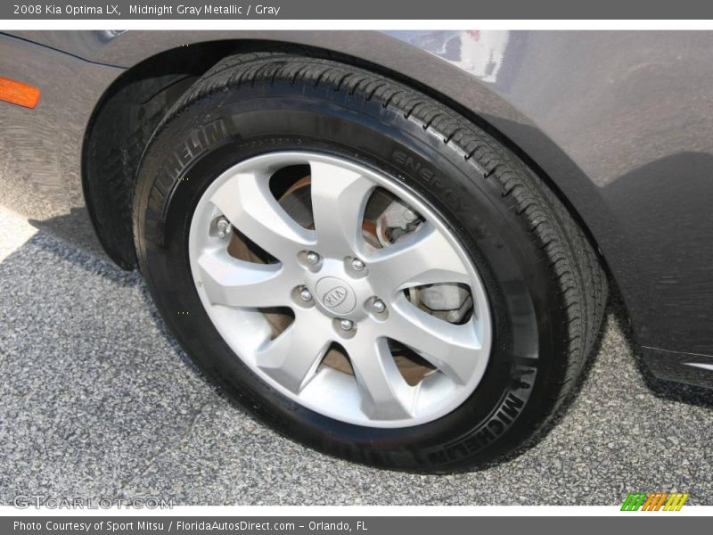 Midnight Gray Metallic / Gray 2008 Kia Optima LX