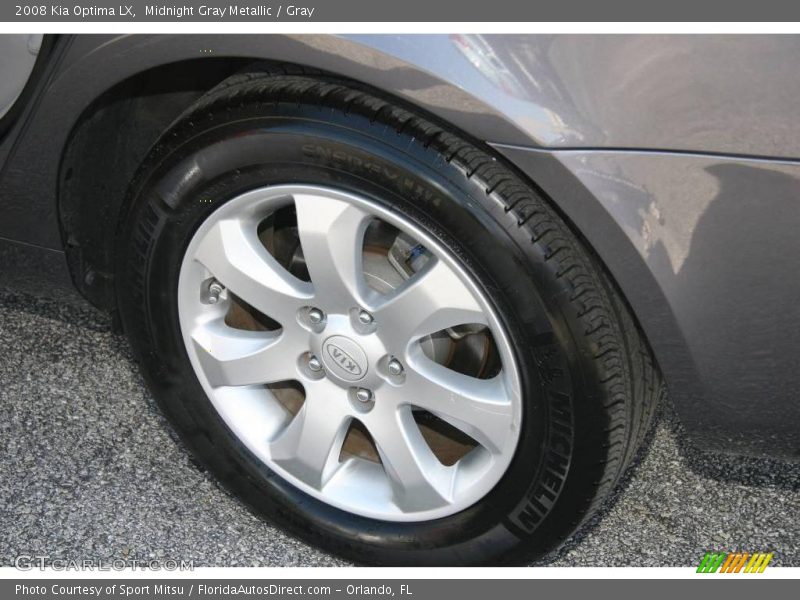 Midnight Gray Metallic / Gray 2008 Kia Optima LX