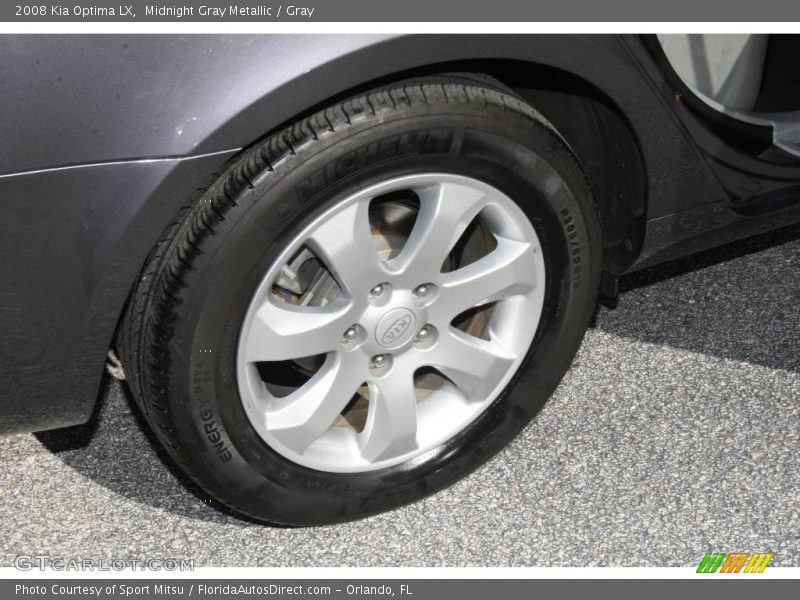 Midnight Gray Metallic / Gray 2008 Kia Optima LX
