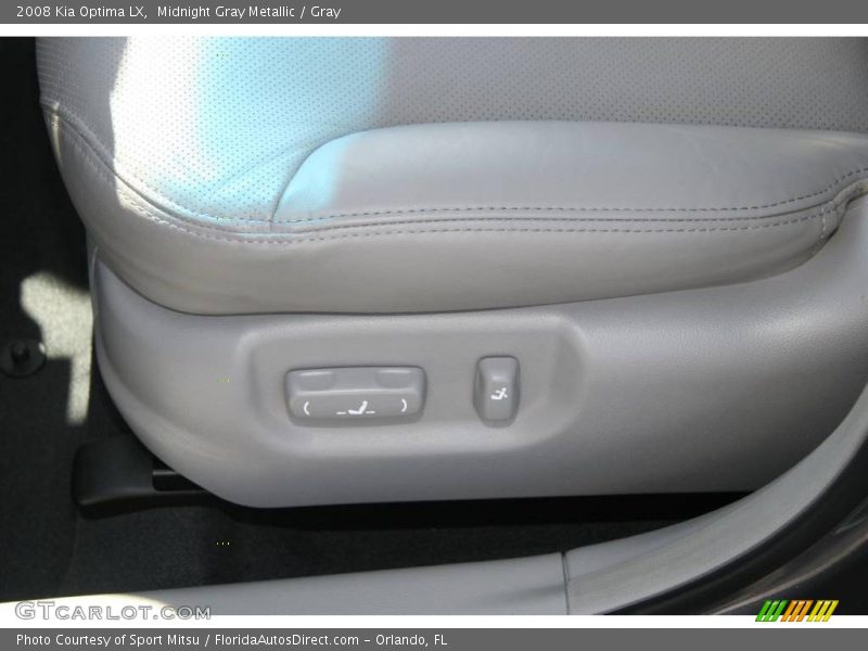 Midnight Gray Metallic / Gray 2008 Kia Optima LX