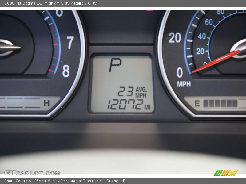 Midnight Gray Metallic / Gray 2008 Kia Optima LX