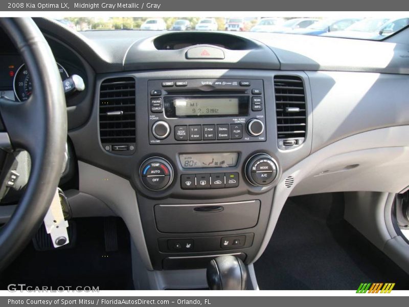 Midnight Gray Metallic / Gray 2008 Kia Optima LX