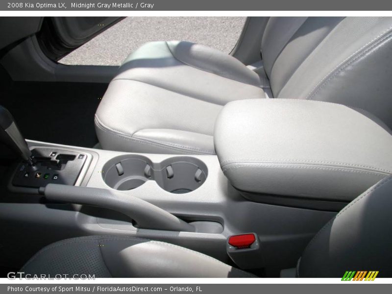 Midnight Gray Metallic / Gray 2008 Kia Optima LX
