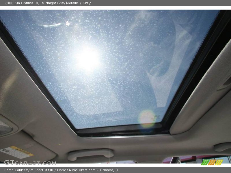 Midnight Gray Metallic / Gray 2008 Kia Optima LX