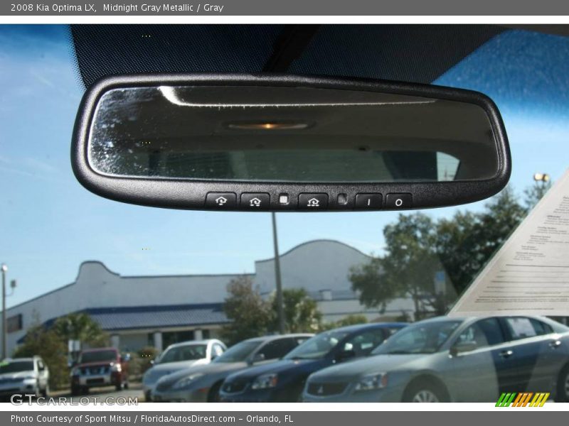 Midnight Gray Metallic / Gray 2008 Kia Optima LX