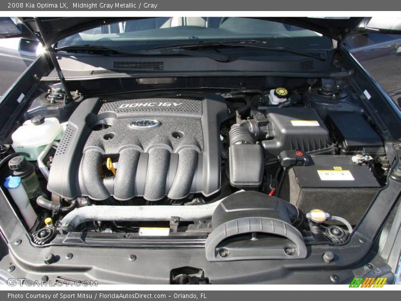 Midnight Gray Metallic / Gray 2008 Kia Optima LX