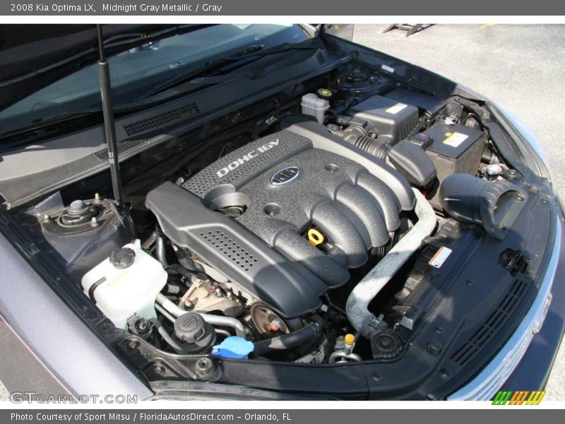Midnight Gray Metallic / Gray 2008 Kia Optima LX