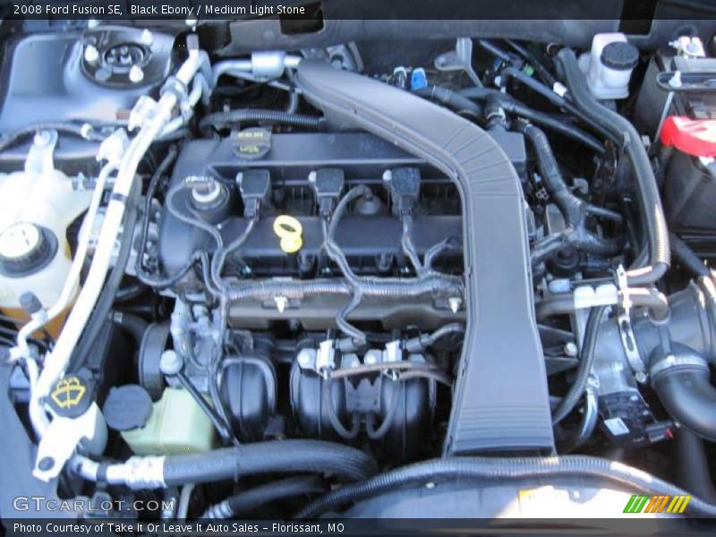 Black Ebony / Medium Light Stone 2008 Ford Fusion SE